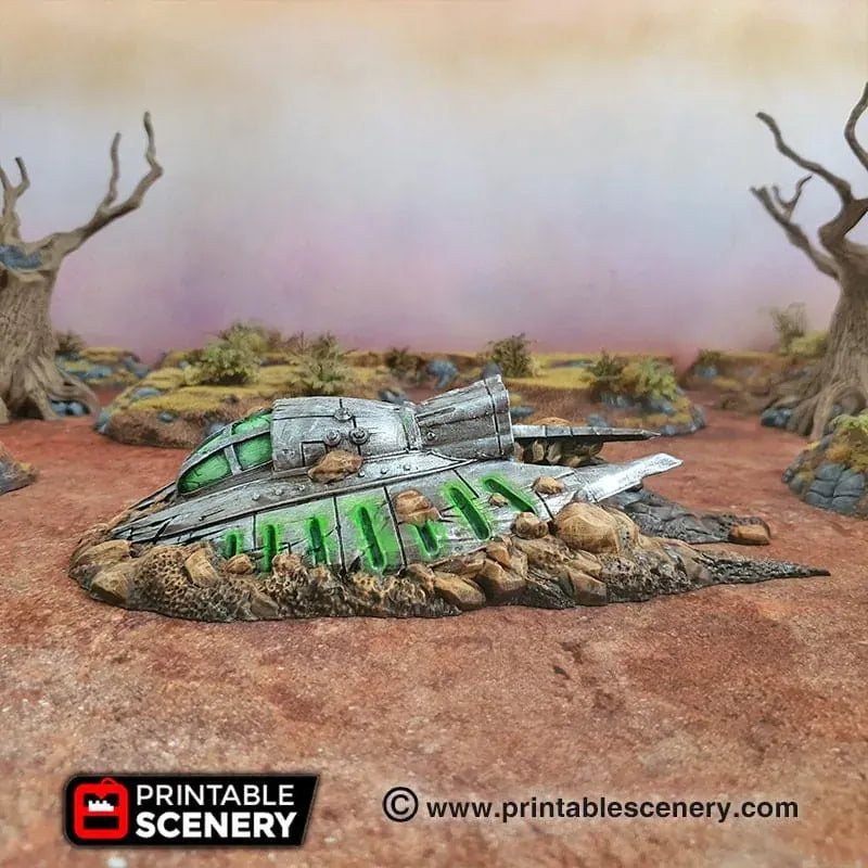 UFO Crash - Apocalyptic Terrain