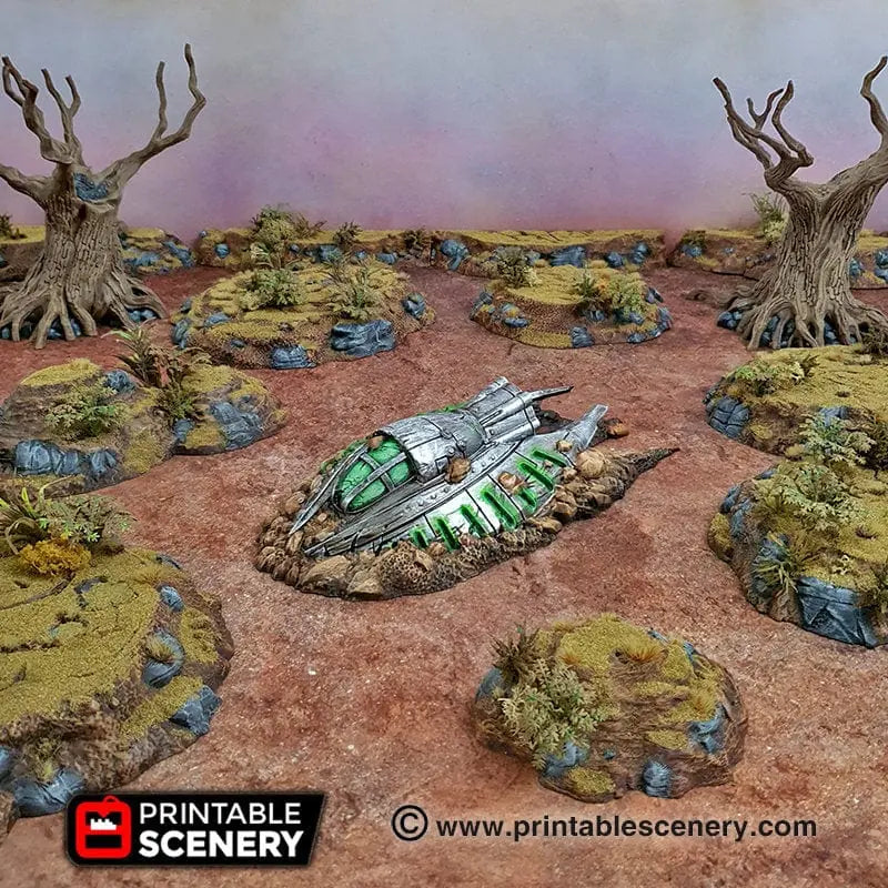 UFO Crash - Apocalyptic Terrain