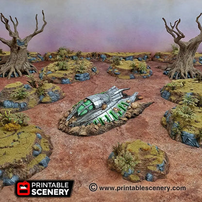 UFO Crash - Apocalyptic Terrain