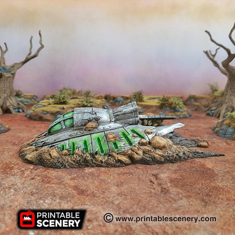 UFO Crash - Apocalyptic Terrain