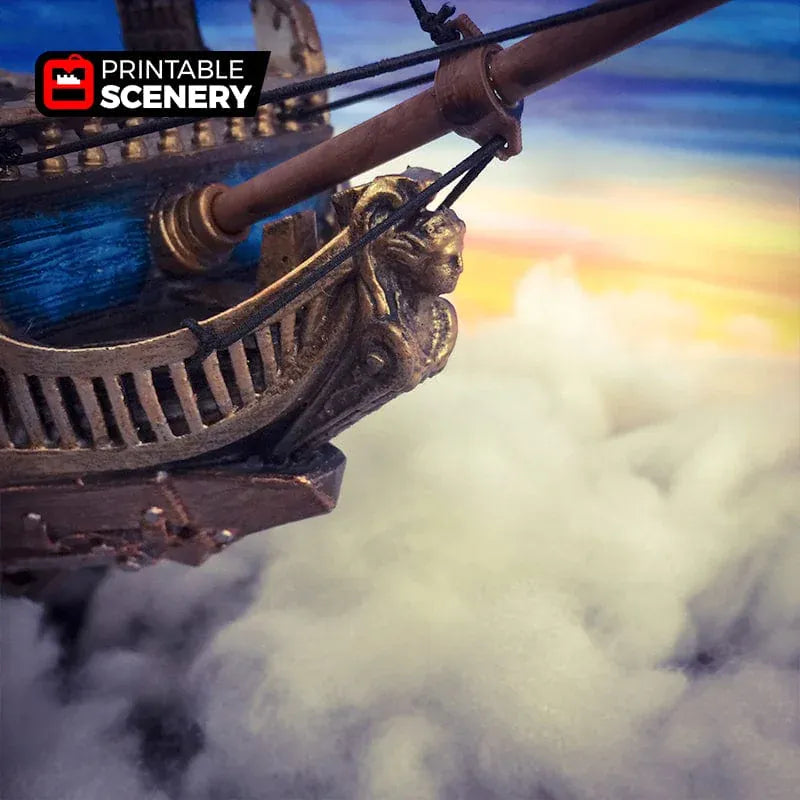 Flying Frigate - Flying Pirate Ship