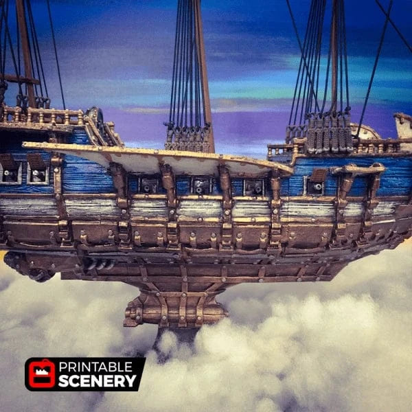 Flying Frigate - Flying Pirate Ship