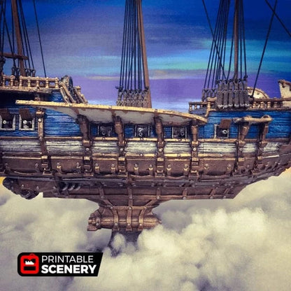 Flying Frigate - Flying Pirate Ship