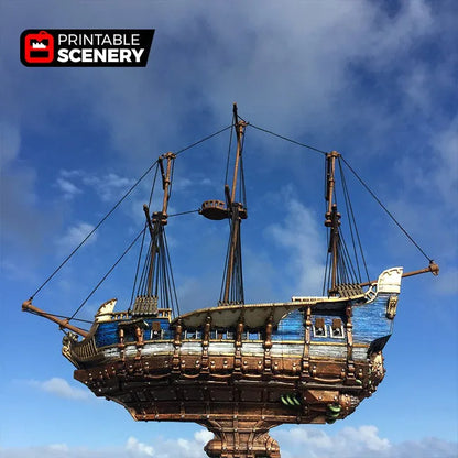 Flying Frigate - Flying Pirate Ship
