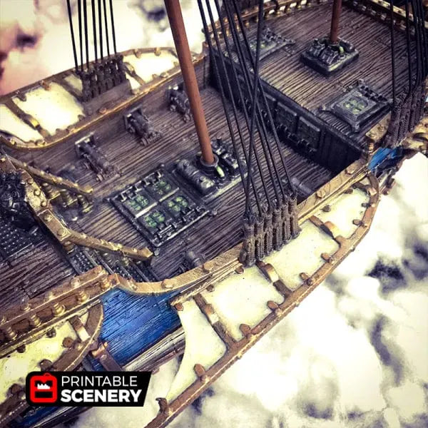 Flying Frigate - Flying Pirate Ship