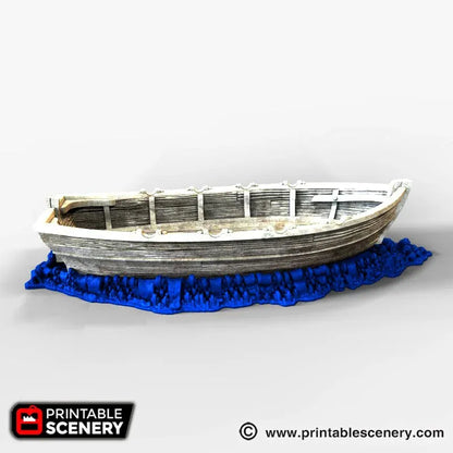 Row Boat Long boat - Pirate Ship