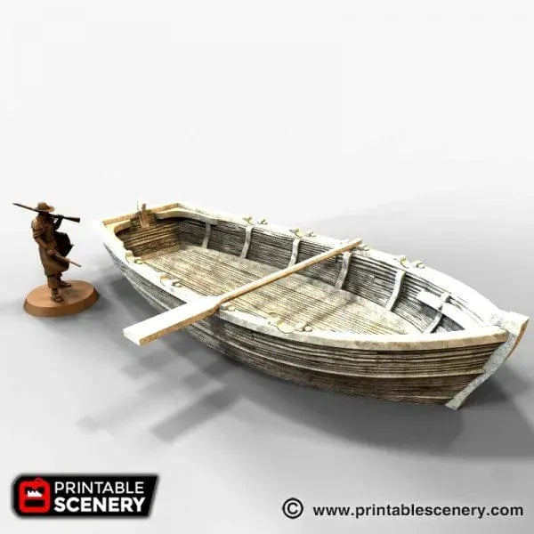 Row Boat Long boat - Pirate Ship