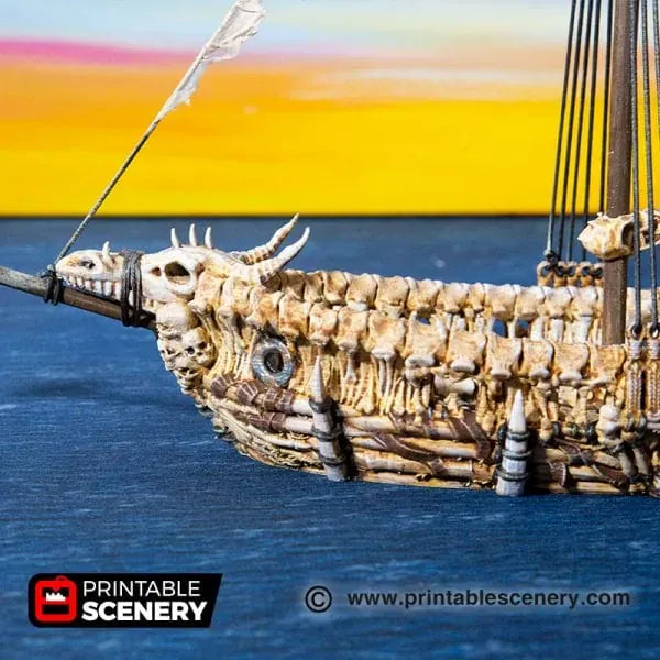 Undead Sloop - Undead Pirate Ship