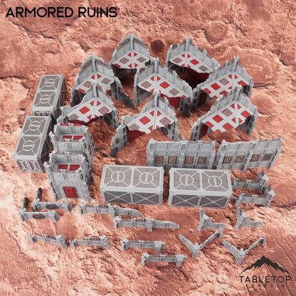 11e Armored Ruins Foldable Tournament Terrain