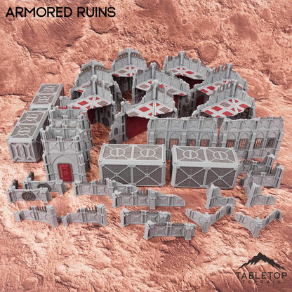 11e Armored Ruins Foldable Tournament Terrain