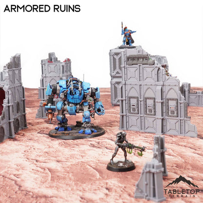 11e Armored Ruins Foldable Tournament Terrain