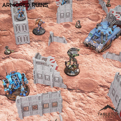 11e Armored Ruins Foldable Tournament Terrain