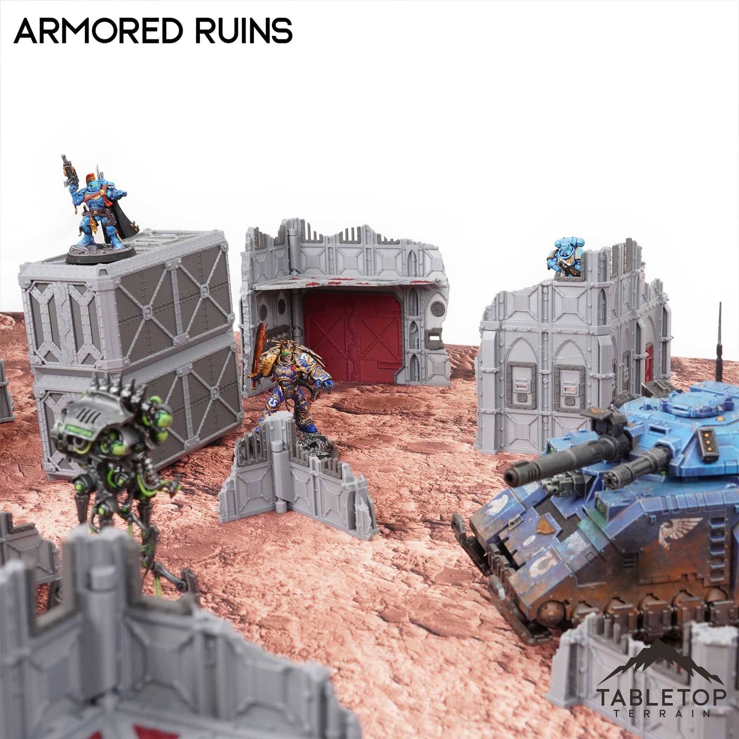 11e Armored Ruins Foldable Tournament Terrain