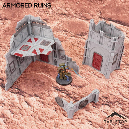 11e Armored Ruins Foldable Tournament Terrain