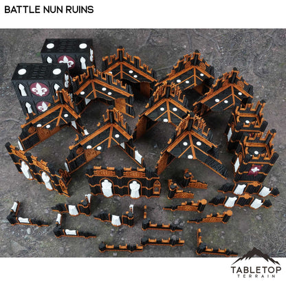 11e Battle Nun Ruins Foldable Tournament Terrain