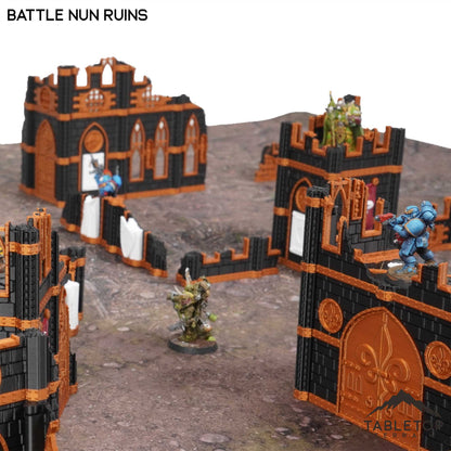 11e Battle Nun Ruins Foldable Tournament Terrain