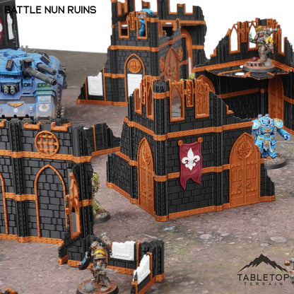 11e Battle Nun Ruins Foldable Tournament Terrain