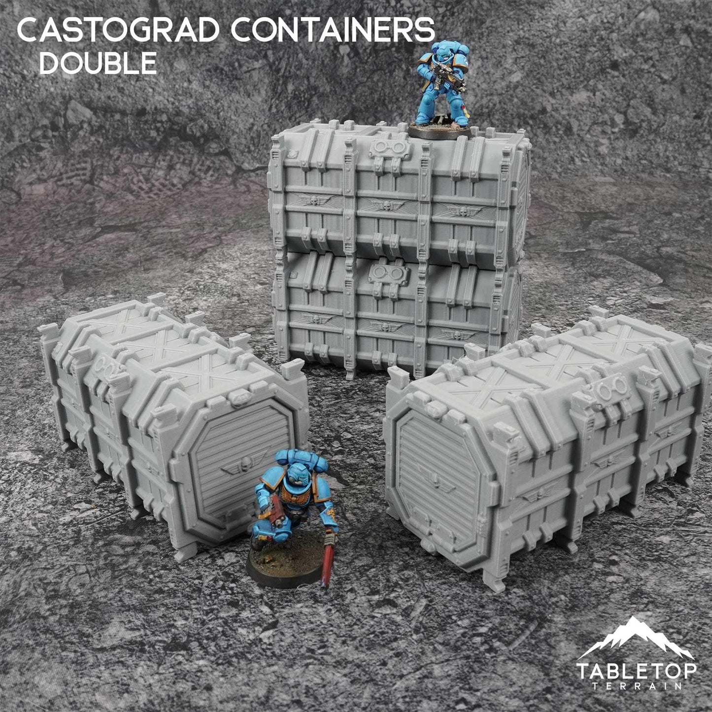 11e Castograd Stackable Double Containers