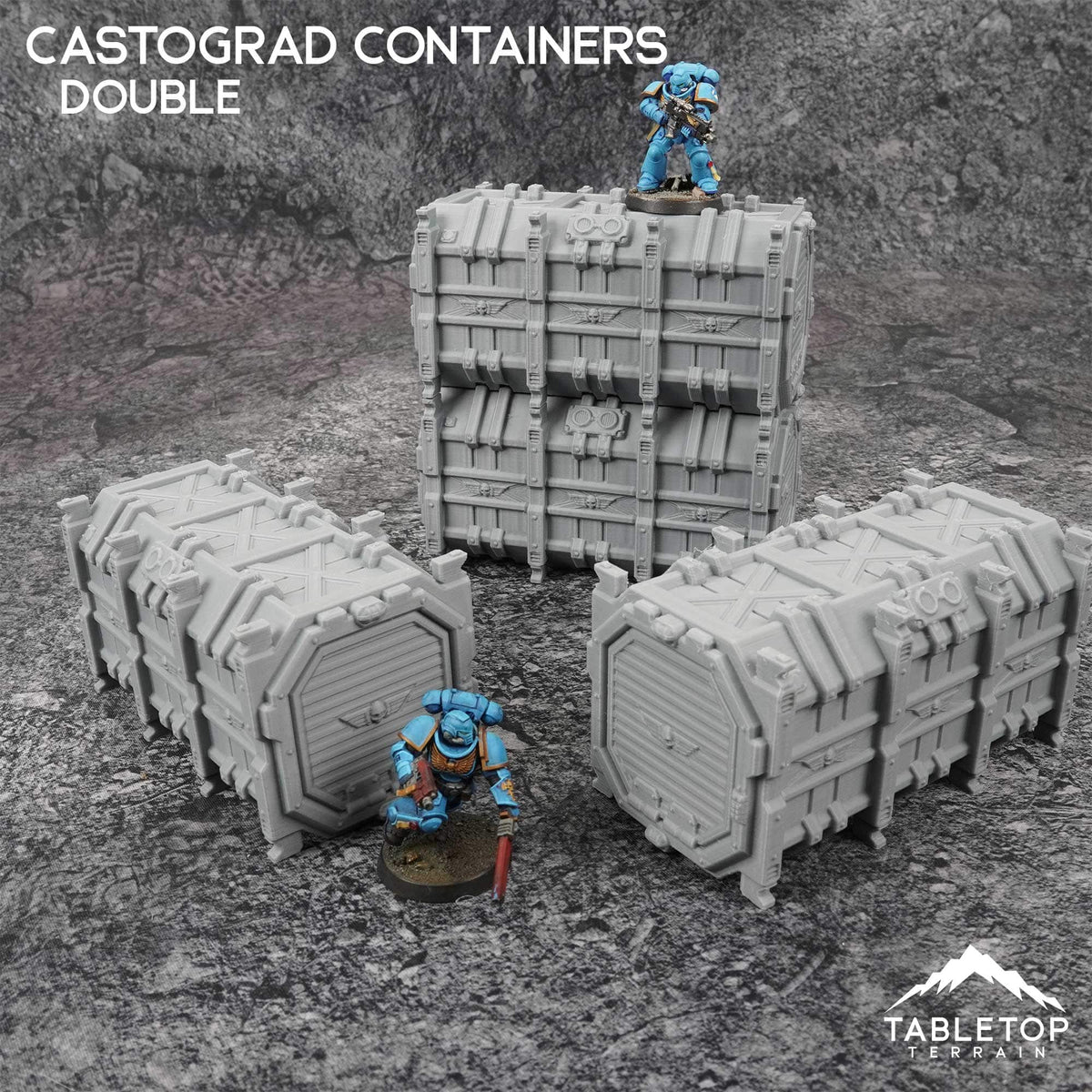 11e Castograd Stackable Double Containers