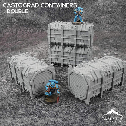 11e Castograd Stackable Double Containers