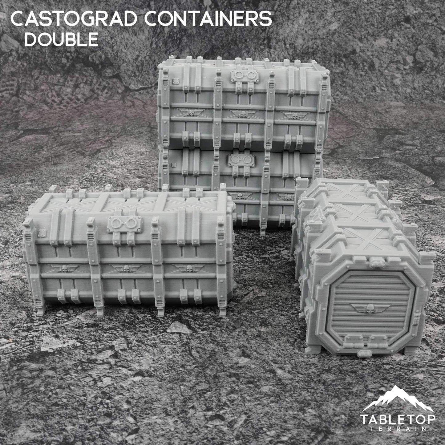 11e Castograd Stackable Double Containers