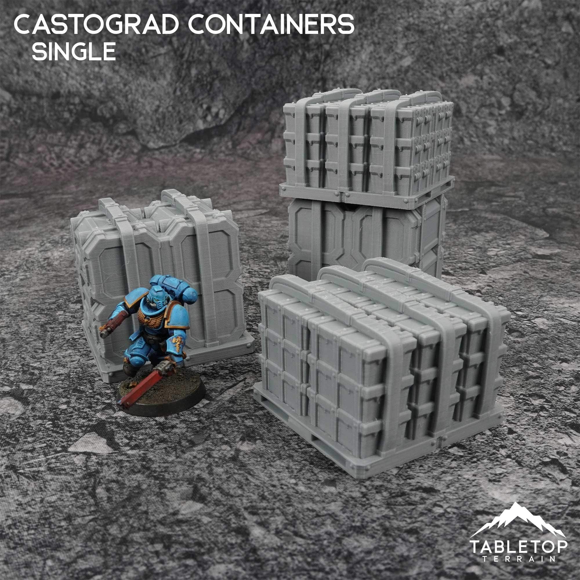 11e Castograd Stackable Single Containers