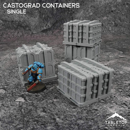 11e Castograd Stackable Single Containers