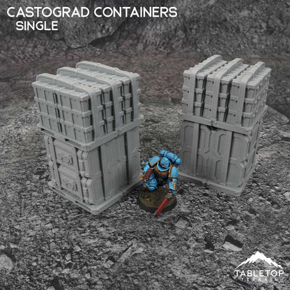 11e Castograd Stackable Single Containers
