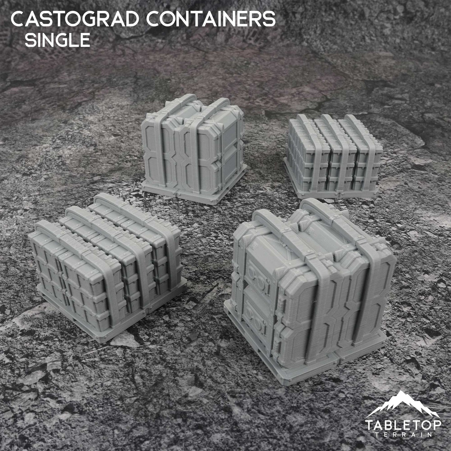 11e Castograd Stackable Single Containers