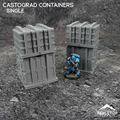 11e Castograd Stackable Single Containers