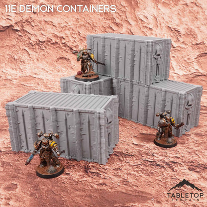 11e Demon Gate Stackable Containers