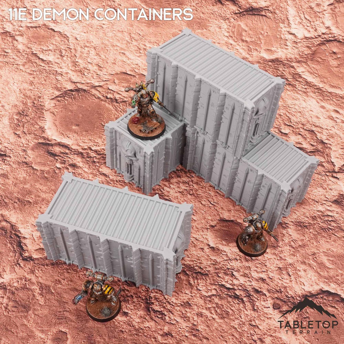 11e Demon Gate Stackable Containers