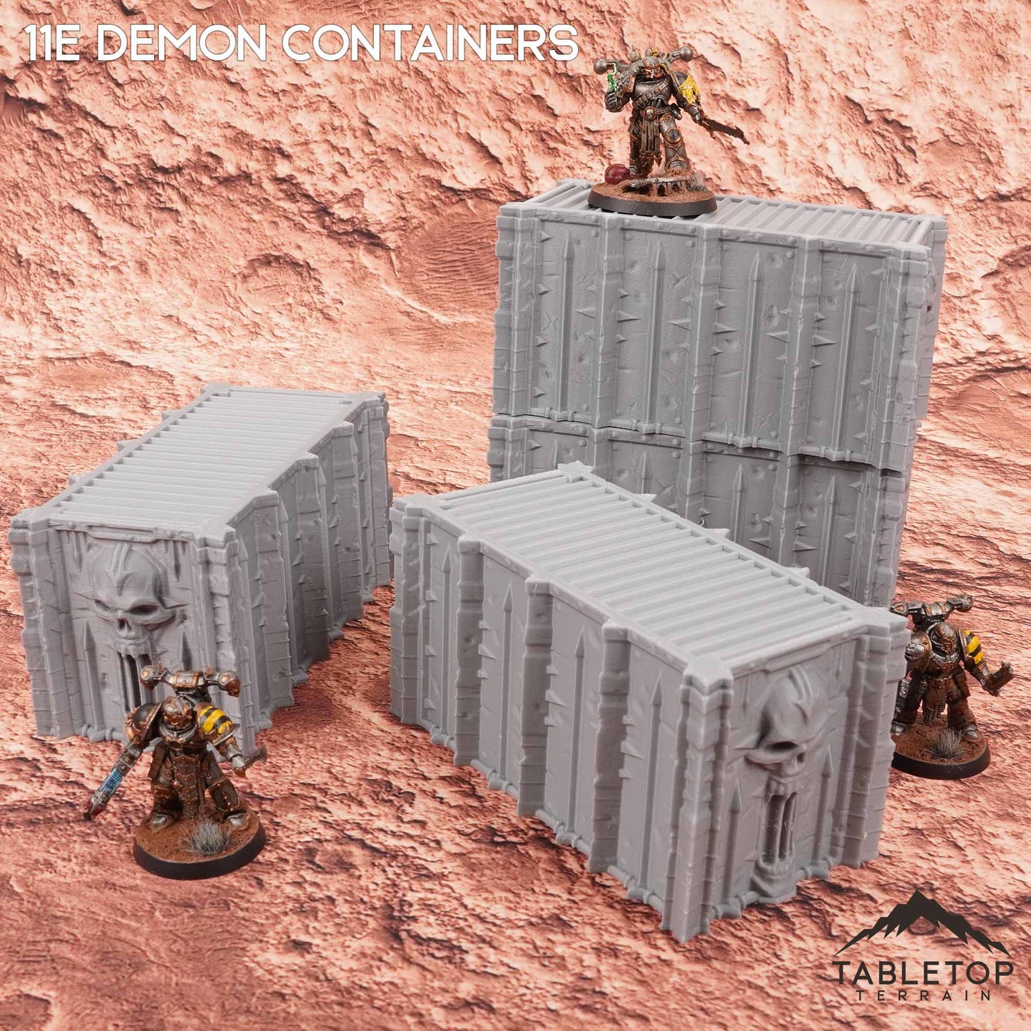 11e Demon Gate Stackable Containers