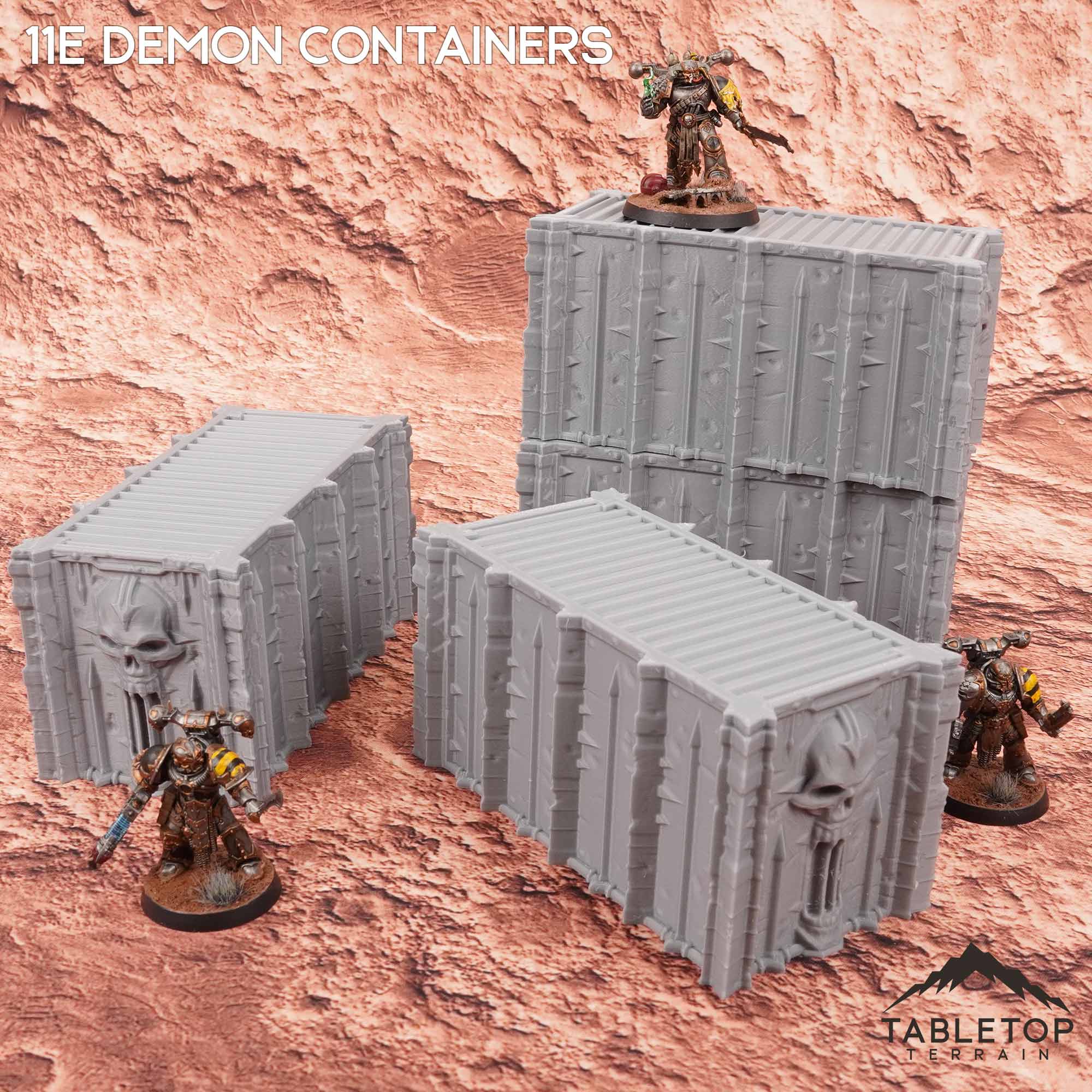 11e Demon Gate Stackable Containers