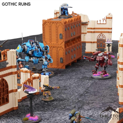 11e Gothic Ruins Foldable Tournament Terrain