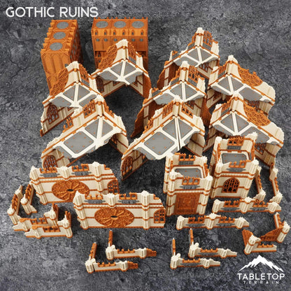 11e Gothic Ruins Foldable Tournament Terrain