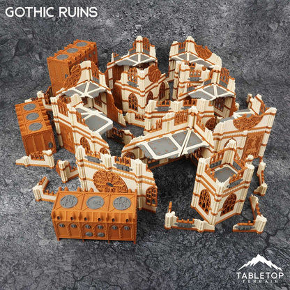 11e Gothic Ruins Foldable Tournament Terrain