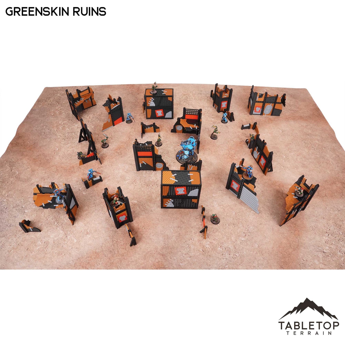 11e Greenskin Ruins Foldable Tournament Terrain