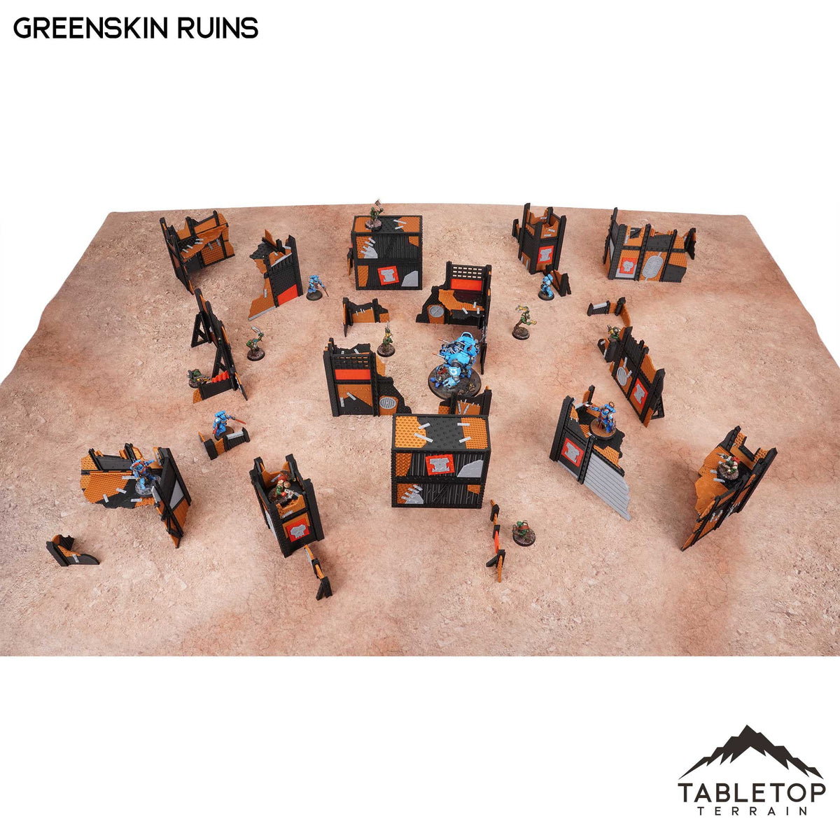 11e Greenskin Ruins Foldable Tournament Terrain
