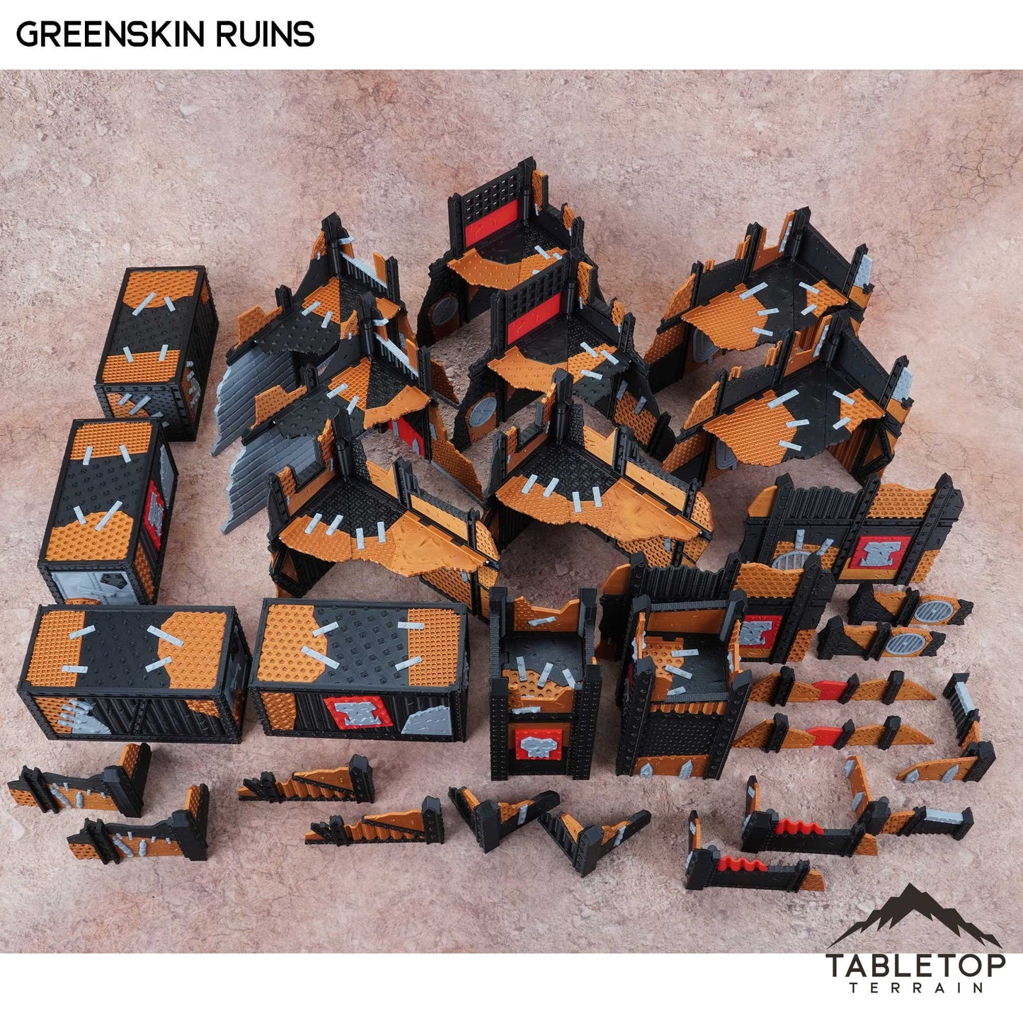 11e Greenskin Ruins Foldable Tournament Terrain