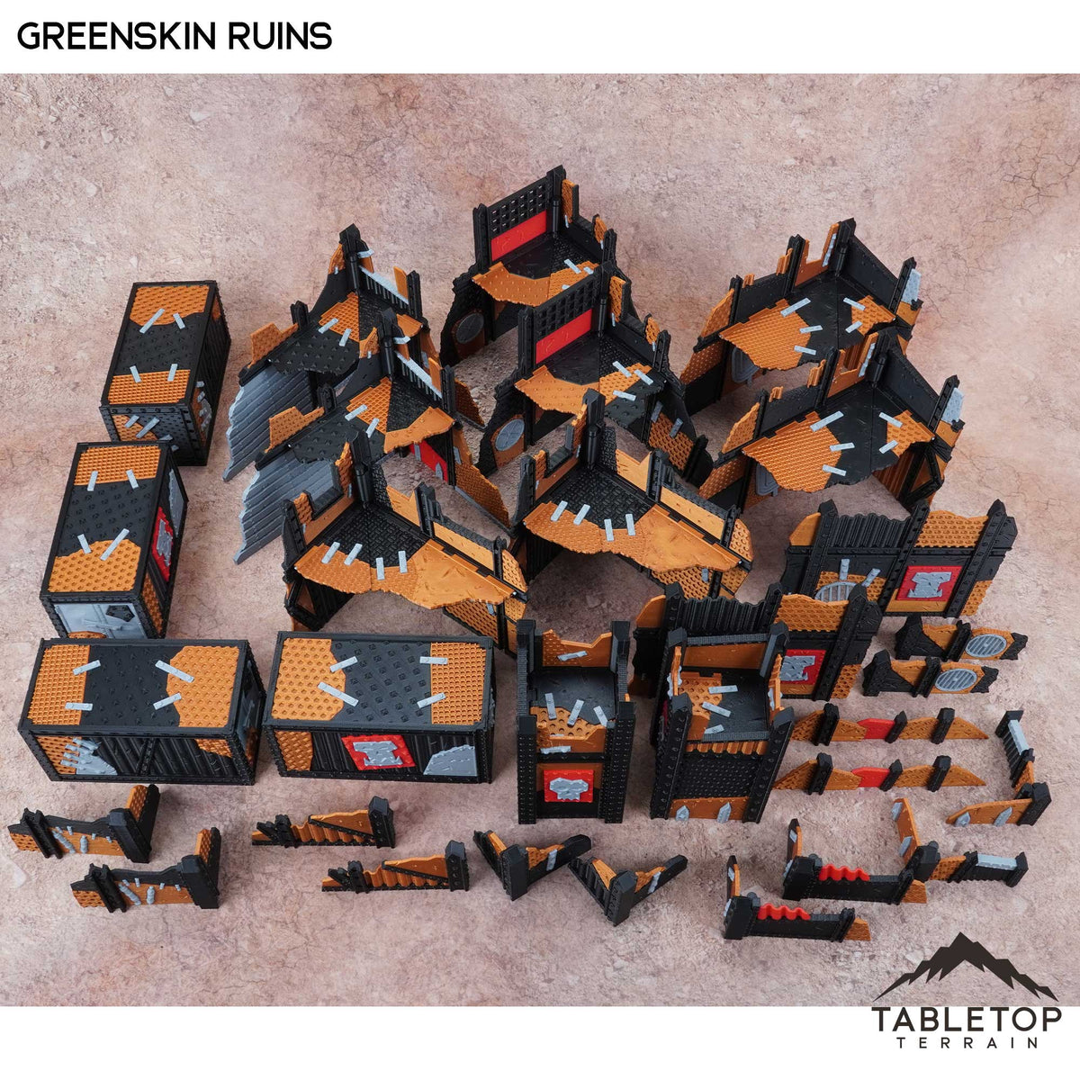 11e Greenskin Ruins Foldable Tournament Terrain