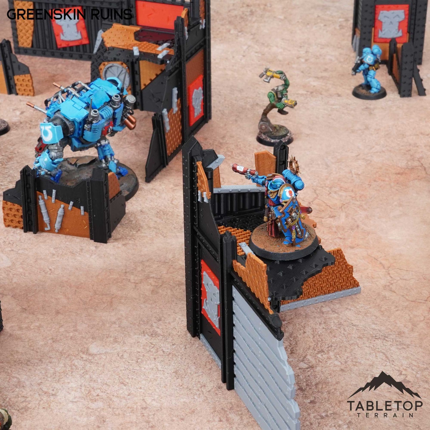 11e Greenskin Ruins Foldable Tournament Terrain