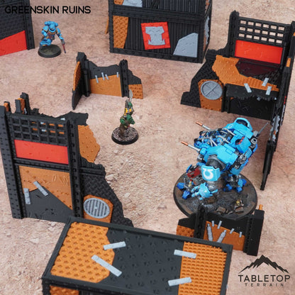 11e Greenskin Ruins Foldable Tournament Terrain