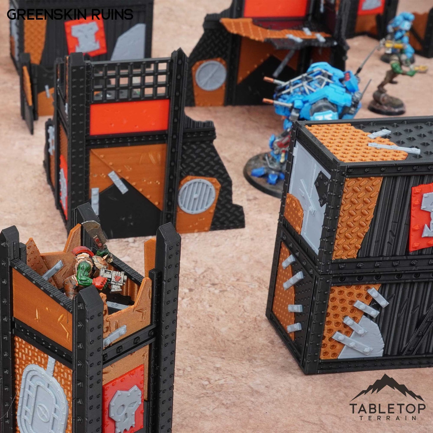11e Greenskin Ruins Foldable Tournament Terrain