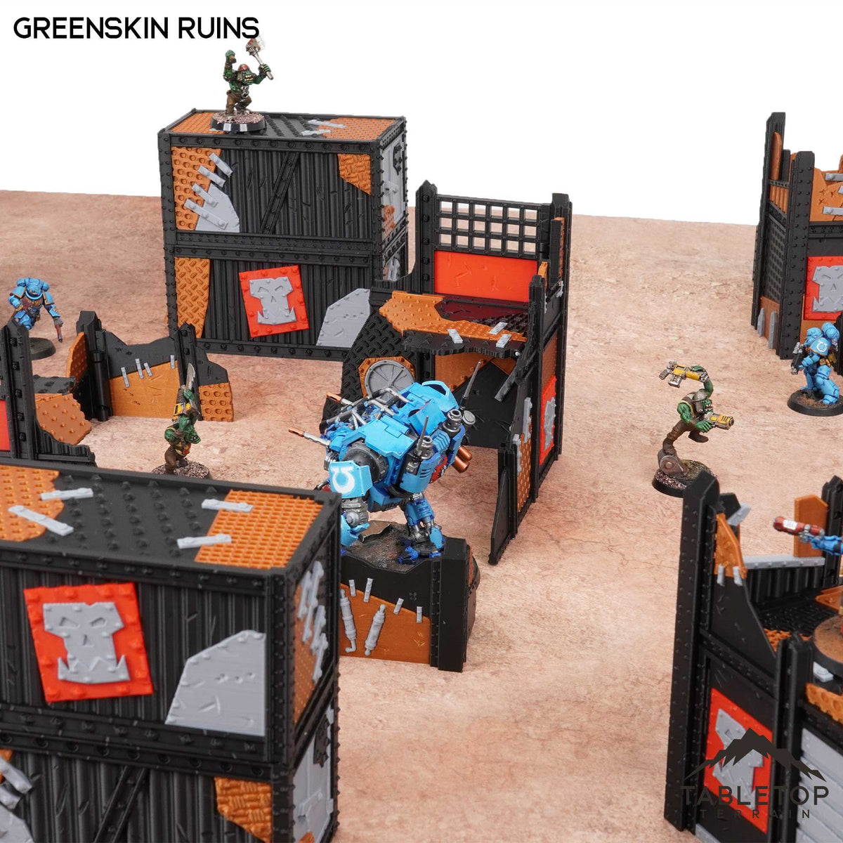 11e Greenskin Ruins Foldable Tournament Terrain