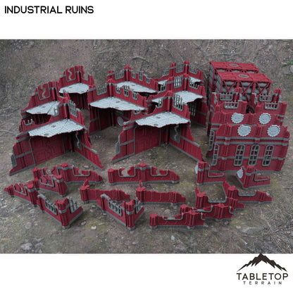 11e Industrial Ruins Foldable Tournament Terrain