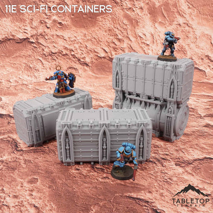 11e Sci-Fi Stackable Containers