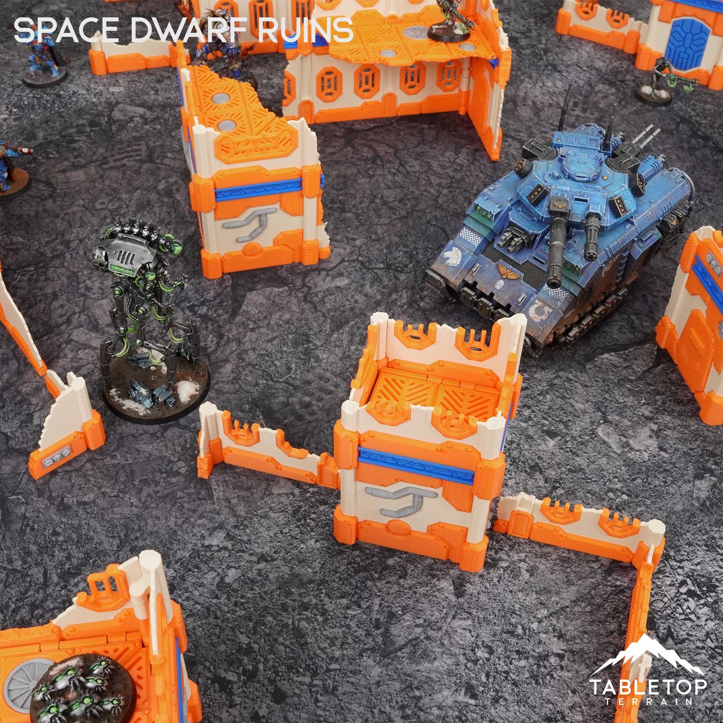 11e Space Dwarf Ruins Foldable Tournament Terrain