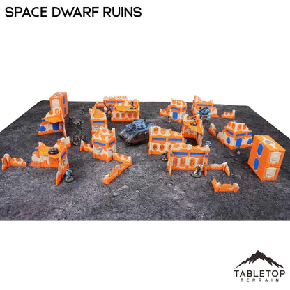 11e Space Dwarf Ruins Foldable Tournament Terrain