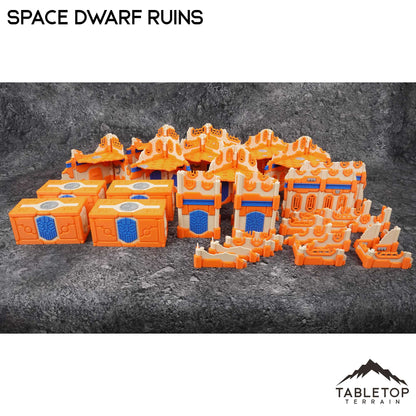 11e Space Dwarf Ruins Foldable Tournament Terrain